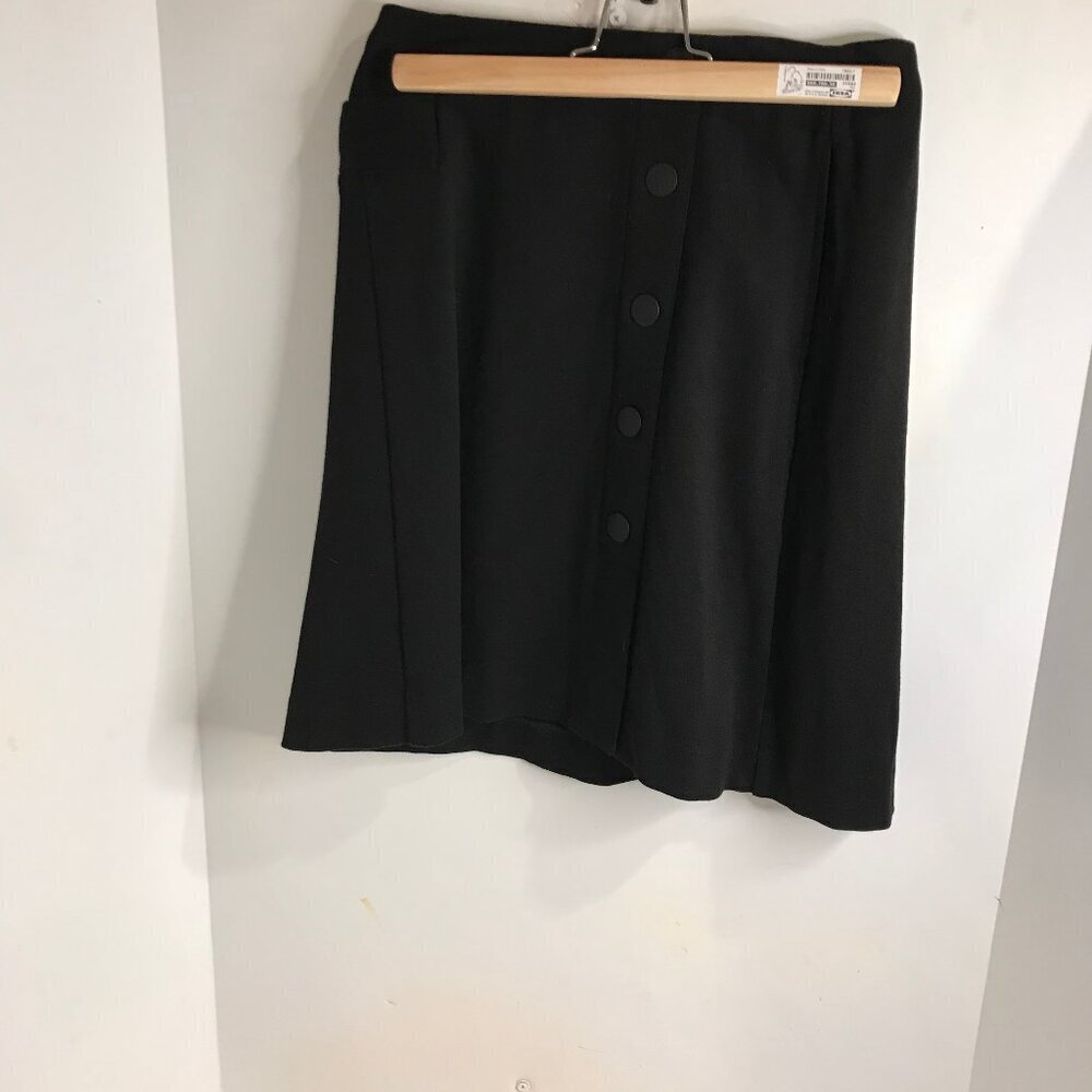CABi WOMENS BLACK PONTE UTILITY SKIRT SIZE 2 - Picture 6 of 7